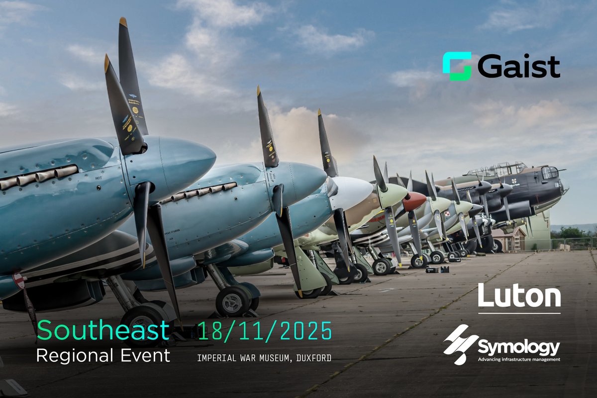 Gaistsolutions's tweet image. 12 DAYS LEFT! ⏰

Local Highway Authorities: Don&apos;t miss the essential Southeast Highways Data Event (IWM Duxford, Nov 18th).

Focus: Maximize funding &amp;amp; perfect preventative maintenance. For Local Highway Authorities.

Secure your seat now ⬇️ forms.gle/UF6JfKqiWf2WfY…

#HighwaysData