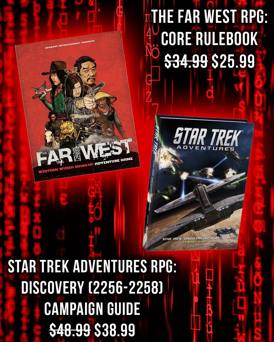 MiniMartTalk's tweet image. We are here, we are testing, and we have some TTRPGs on sale!
miniaturemarket.com/sale
#TTRPG #RPG #StressTest #Sale