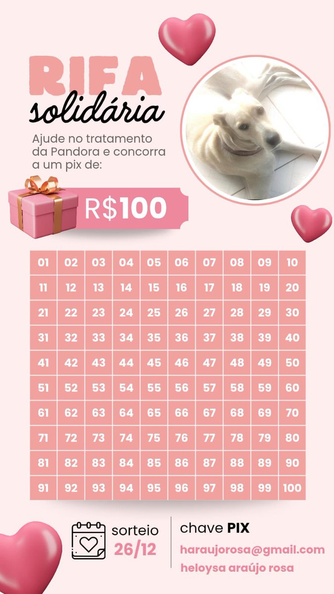 yxingnoir's tweet photo. se alguém quiser ajudar de alguma forma pode participar da rifa que estamos fazendo, compartilhar esse post, ou enviar qualquer valor para essa chave pix:

Chave pix: haraujorosa@gmail.com

Qualquer valor é muito bem vindo :))

Para participar da rifa entre em contato comigo dm https://t.co/tIBE3WnL2H