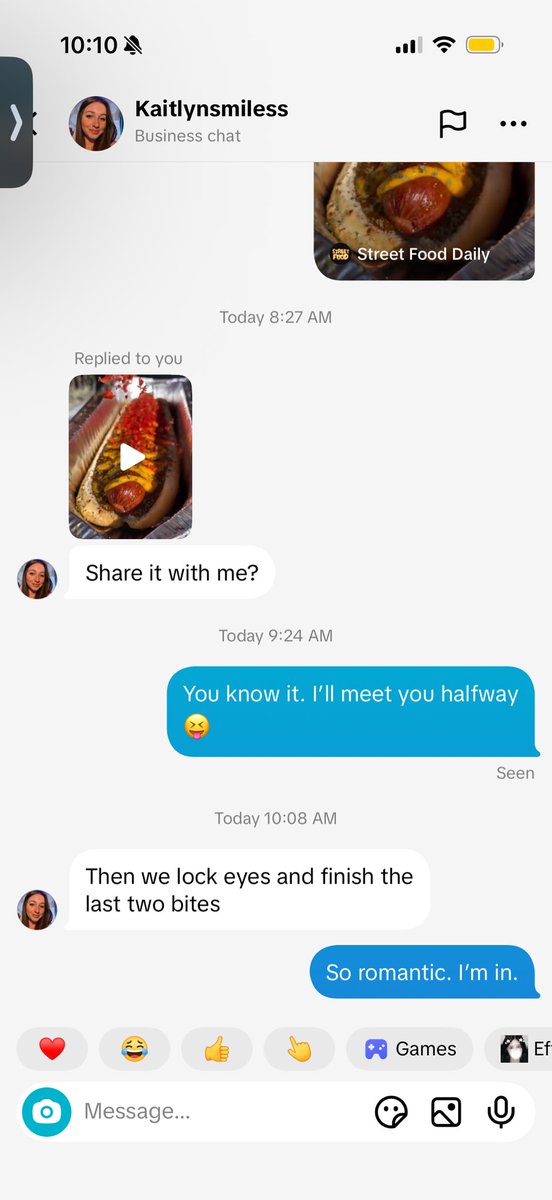 <a href="/KaitlynSmiles/">Kaitlyn Smiles</a> sure knows how to talk to a lady 😍🤣🩷