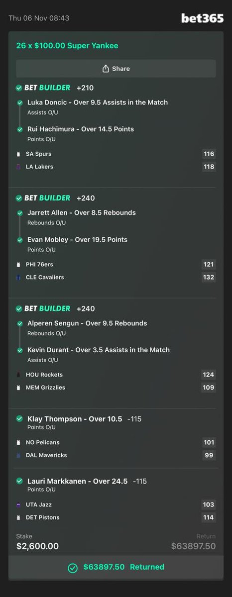 BasketRod_'s tweet photo. TNF 🏈 + NBA 🏀 LOTTO 🤑

Yesterday we hit +10882 and +1080 lottos 🤌🏻

TODAY I'M GOING BACK TO BACK 🔥🔥🔥 https://t.co/aaKfeg0c7V