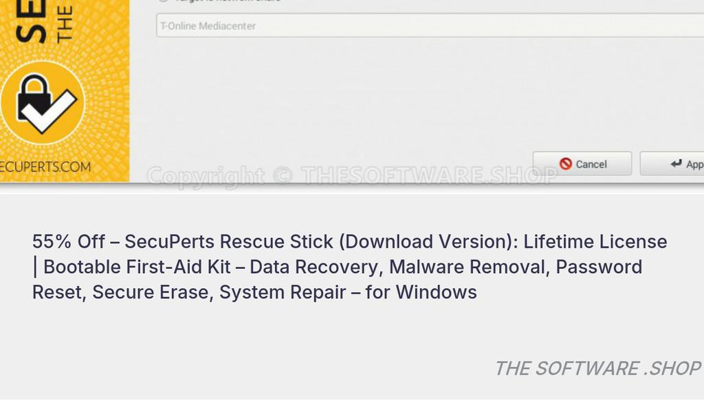 NewestDownload's tweet image. The SecuPerts Rescue Stick places proven data‑safety practices at your fingertips: boot independently, secure your files, neutralize threats, and repair the exact pieces that block startup.

Read more 👉 lttr.ai/AkrRA

#BootableUSB