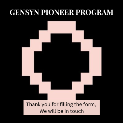 So the <a href="/gensynai/">gensyn</a> pioneer program first application form has been out now and I think this is the biggest Win-Win situation for everyone. 

Here's my take👇

→Traction: Gensyn related content has finally broken the barrier into 𝕏's bubble, more awareness, more bullishness