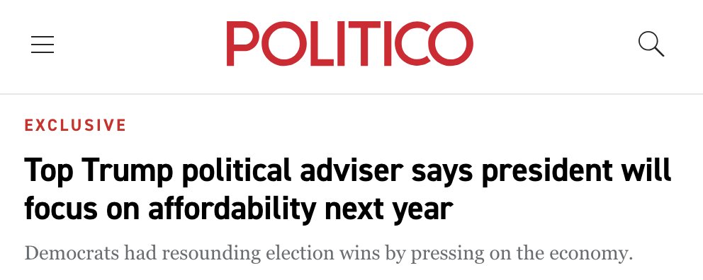 SenCortezMasto's tweet photo. On the campaign trail, Donald Trump promised to lower costs "on day one."

Now that he's in office, he'll get to affordability "next year" - maybe.

Working families deserve better. https://t.co/HOEufAPZqr