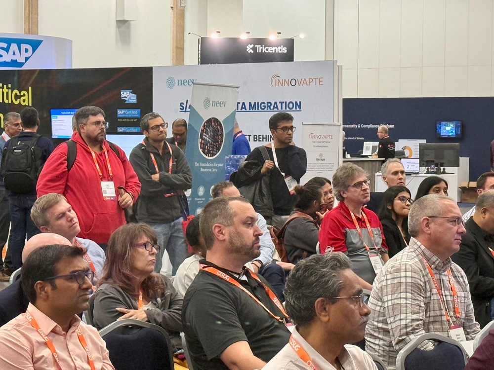 NeevData's tweet image. We’ve spent the last few days in Louisville helping SAP leaders rethink how they manage data at scale. The message is clear: make your SAP data lean, compliant, and migration-ready.

Stop by Booth #512 for a final demo and your chance to win a monitor! vbt.io/goto/bsmV