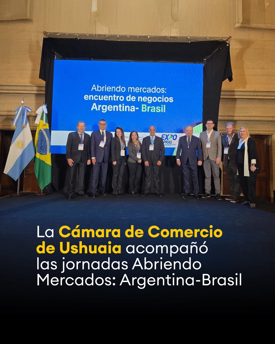 CCAEUSHTDF's tweet image. La Cámara de Comercio de Ushuaia acompañó las jornadas “Abriendo Mercados: Encuentro de Negocios Argentina-Brasil”🔗 acortar.link/cPk9el