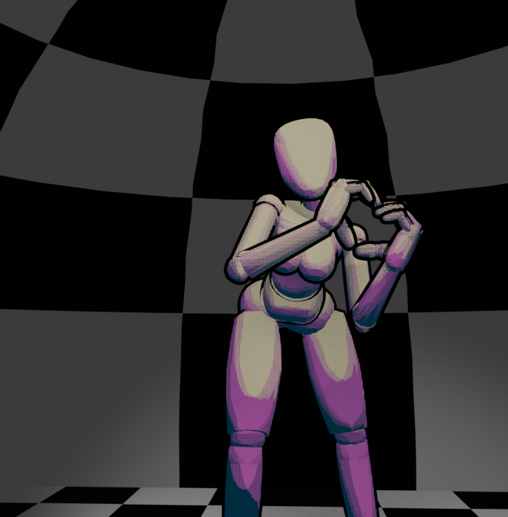 Gay_DHD's tweet photo. YO 

check out this 3d model i made

oh you want it?  Wellll it's your lucky day! Well, tomorrow will be

it'll be up for sale for 15$ tomorrow! 

contains a shapekey setting for changing from male to female, IK and a circle head setting! https://t.co/akfJ1qAJtx