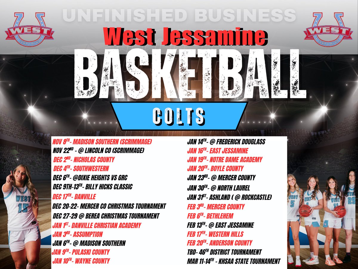 West Jessamine Lady Colts Basketball tweet media
