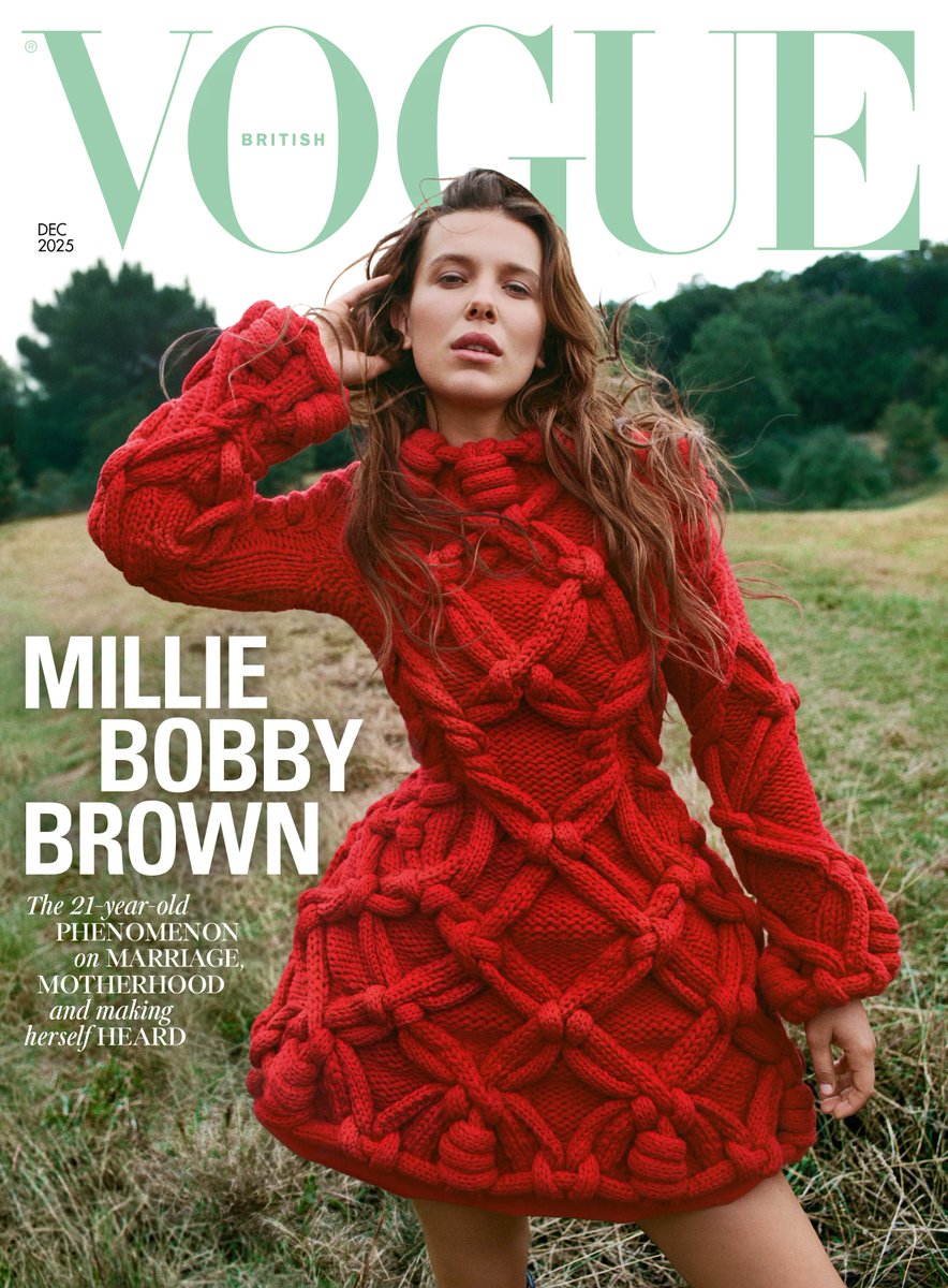Millie Bobby Brown for British Vogue December 2025

#voguecovers