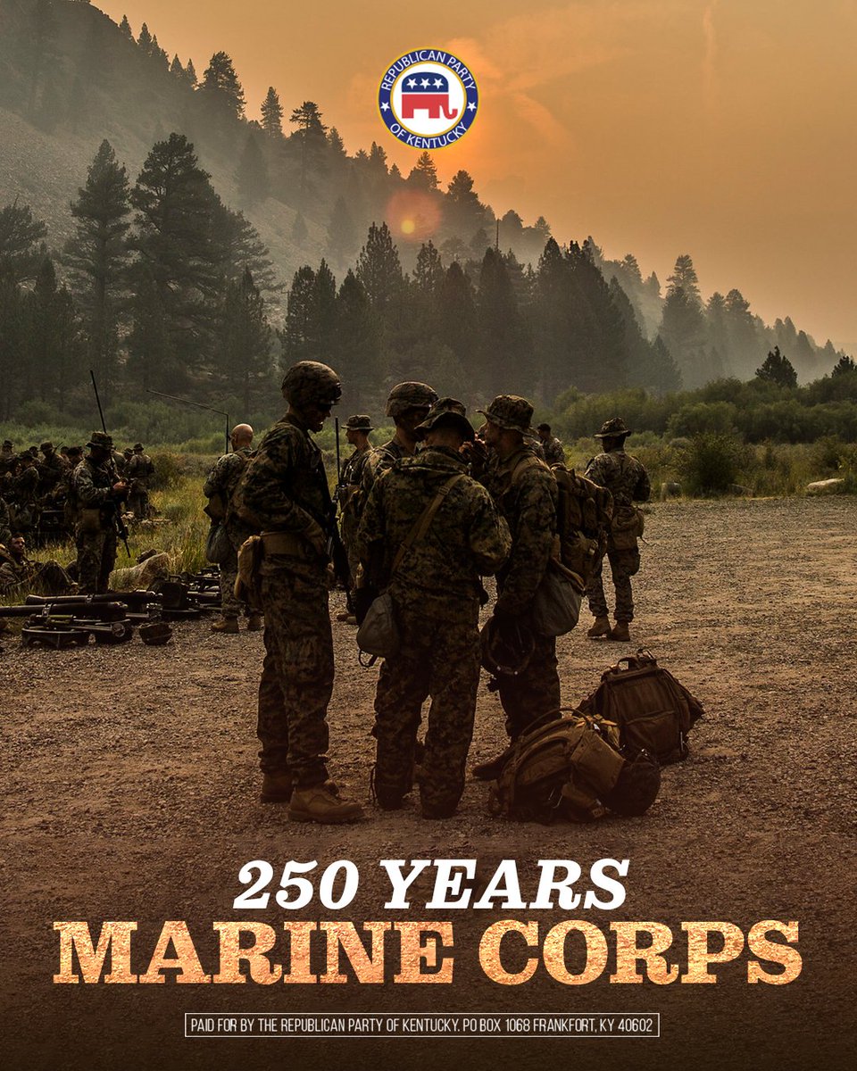250 years of honor, courage, and commitment.

Happy 250th Birthday, U.S. Marine Corps! Semper Fi.