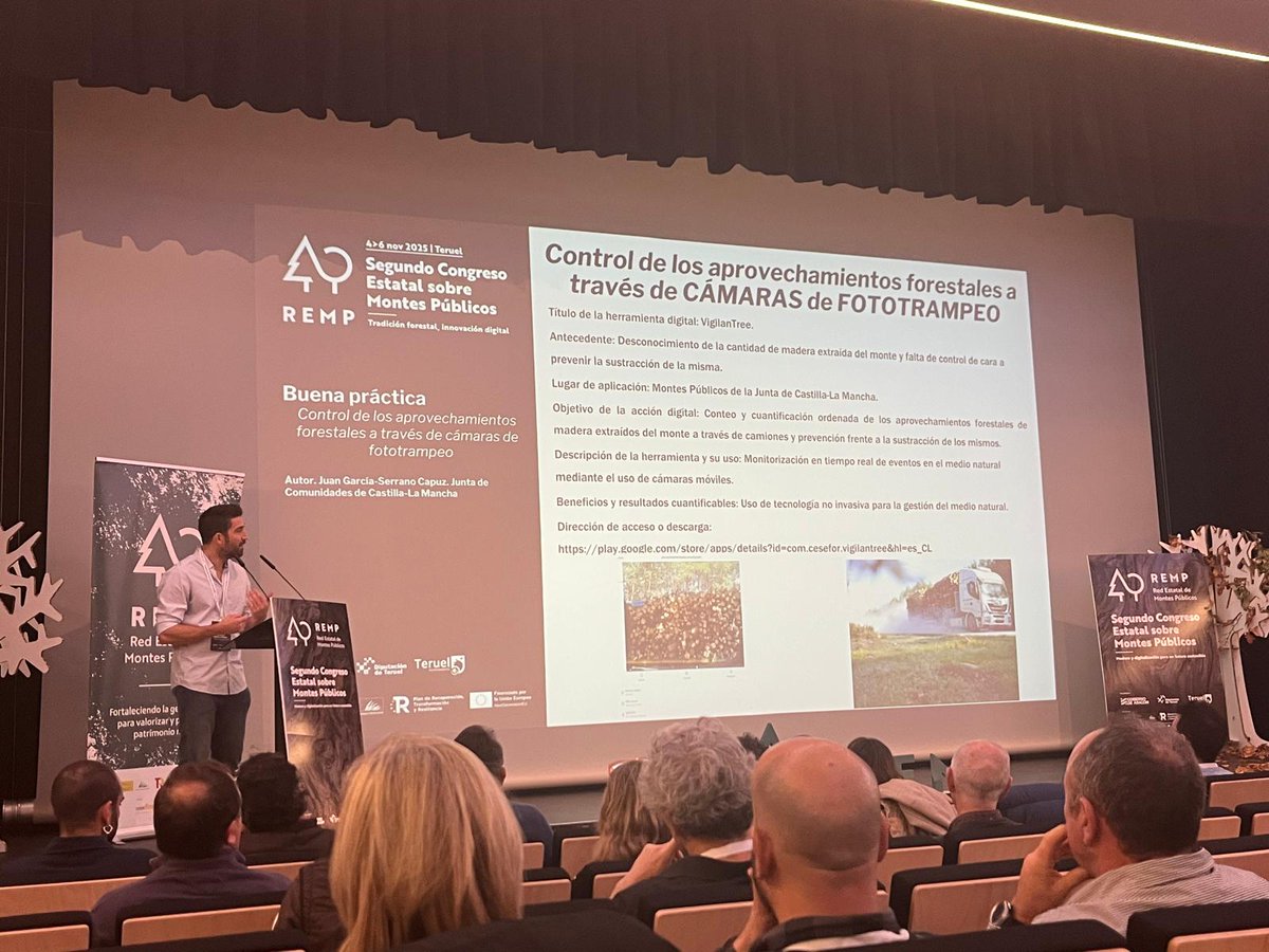 REMP_es's tweet image. Hemos clausurado el #IICongresoEstatalsobreMontesPúblicos. Durante tres días hemos puesto en valor los montes públicos y a sus gestores. La última jornada ha estada dedicada a la innovación tecnológica en la gestión forestal.
@FBiodiversidad #ProyectosPRTR #PlanDeRecuperación