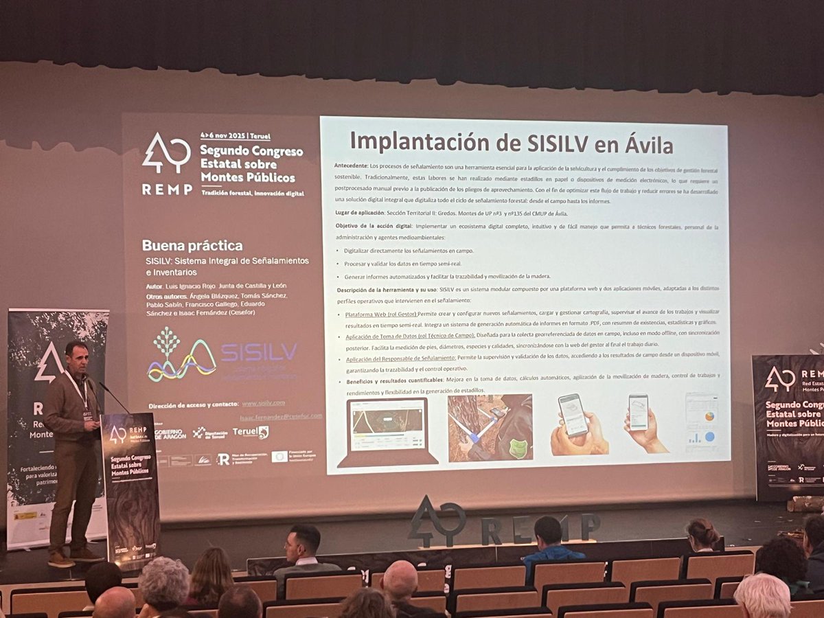 REMP_es's tweet image. Hemos clausurado el #IICongresoEstatalsobreMontesPúblicos. Durante tres días hemos puesto en valor los montes públicos y a sus gestores. La última jornada ha estada dedicada a la innovación tecnológica en la gestión forestal.
@FBiodiversidad #ProyectosPRTR #PlanDeRecuperación