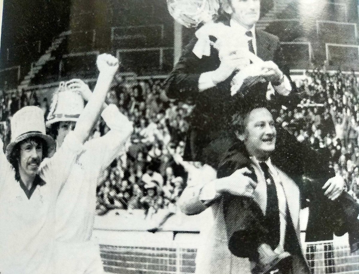 safc's tweet photo. We are sad to inform our supporters that we have been notified that former Chairman of Scarborough FC Don Robinson passed away peacefully this morning aged 91.

Don was a well respected local and international businessman and had two spells as chairman during the 70’s and 80’s. This was a golden era for the club with giant killings in the FA Cup watched by massive crowds at the Athletic Ground and of course our FA Trophy Finals at Wembley. Anyone that was at the 77 final win against Dagenham will remember Don carrying Colin Appleton on his shoulders with the trophy. He will be remembered for the passion and enthusiasm he brought to his role, wanting to move the club forward and be the best it could be.

He was a guest at our homecoming game against Sheffield United in 2017 and although he wasn’t able to attend games due to his health he was kept updated on our progress and was pleased we are doing so well.

Our condolences are with all Don’s friends and family at this time.
Rest in peace Don.