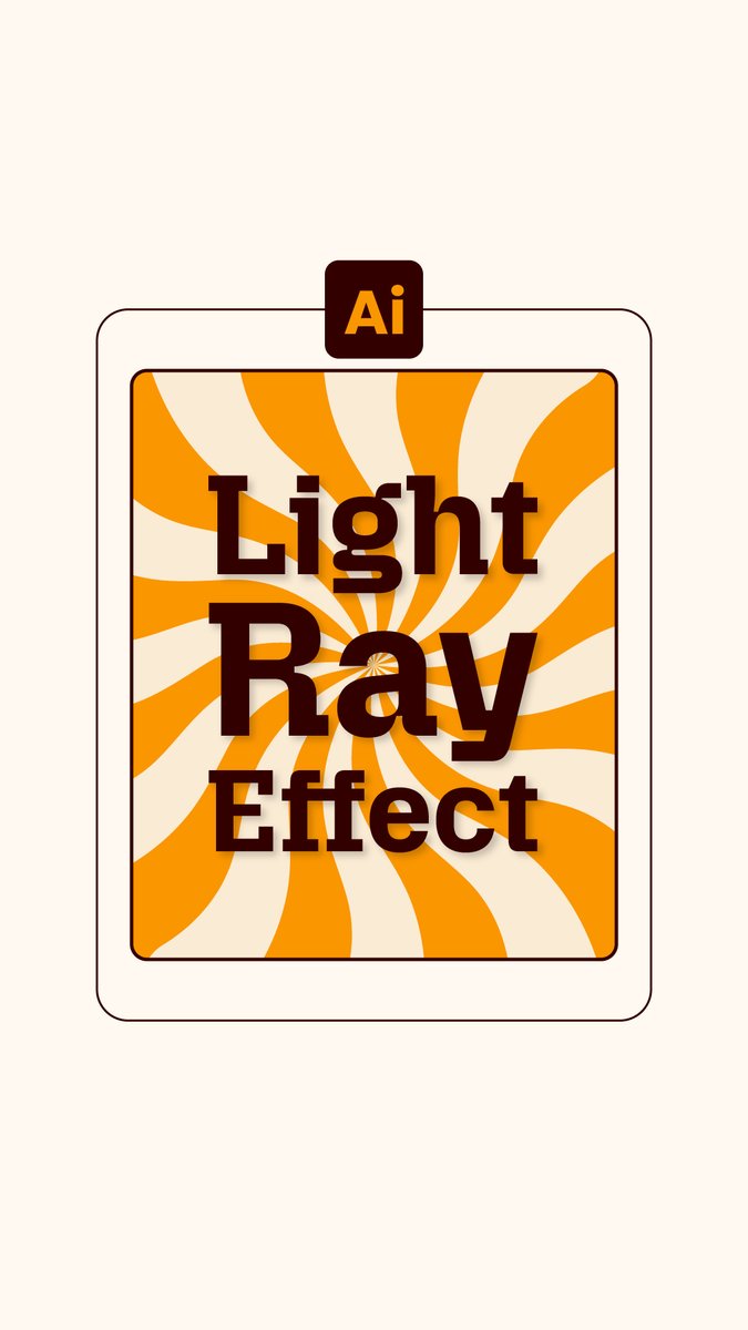 atiqurrahmandgn's tweet image. Create stunning light ray effects in Adobe Illustrator 🌤️
Quick, clean, and totally pro-looking!
#AdobeIllustrator #DesignTips #LightEffect