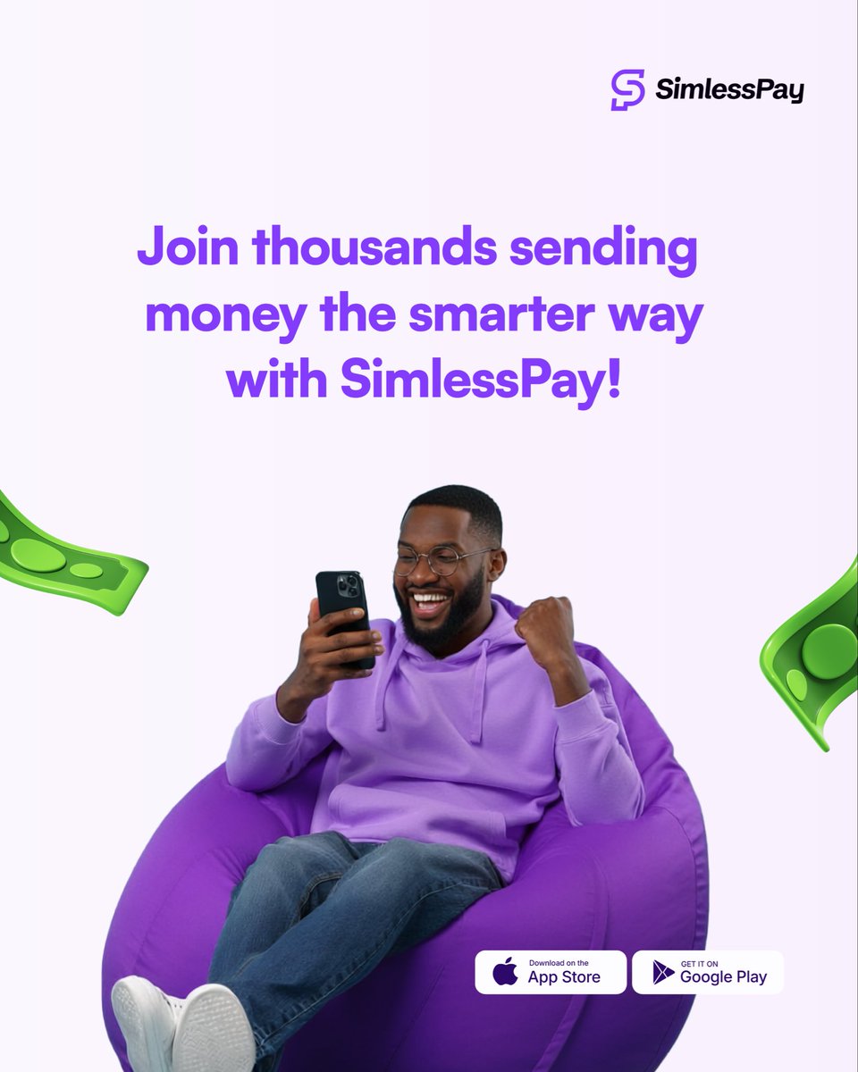 simlesspay's tweet image. Good vibes, great energy, and even better money moves. ✨

With SimlessPay, sending money feels as easy as sharing a smile.

Join the smarter side of money today. 💜

#remittance #fintech #simlesspay
