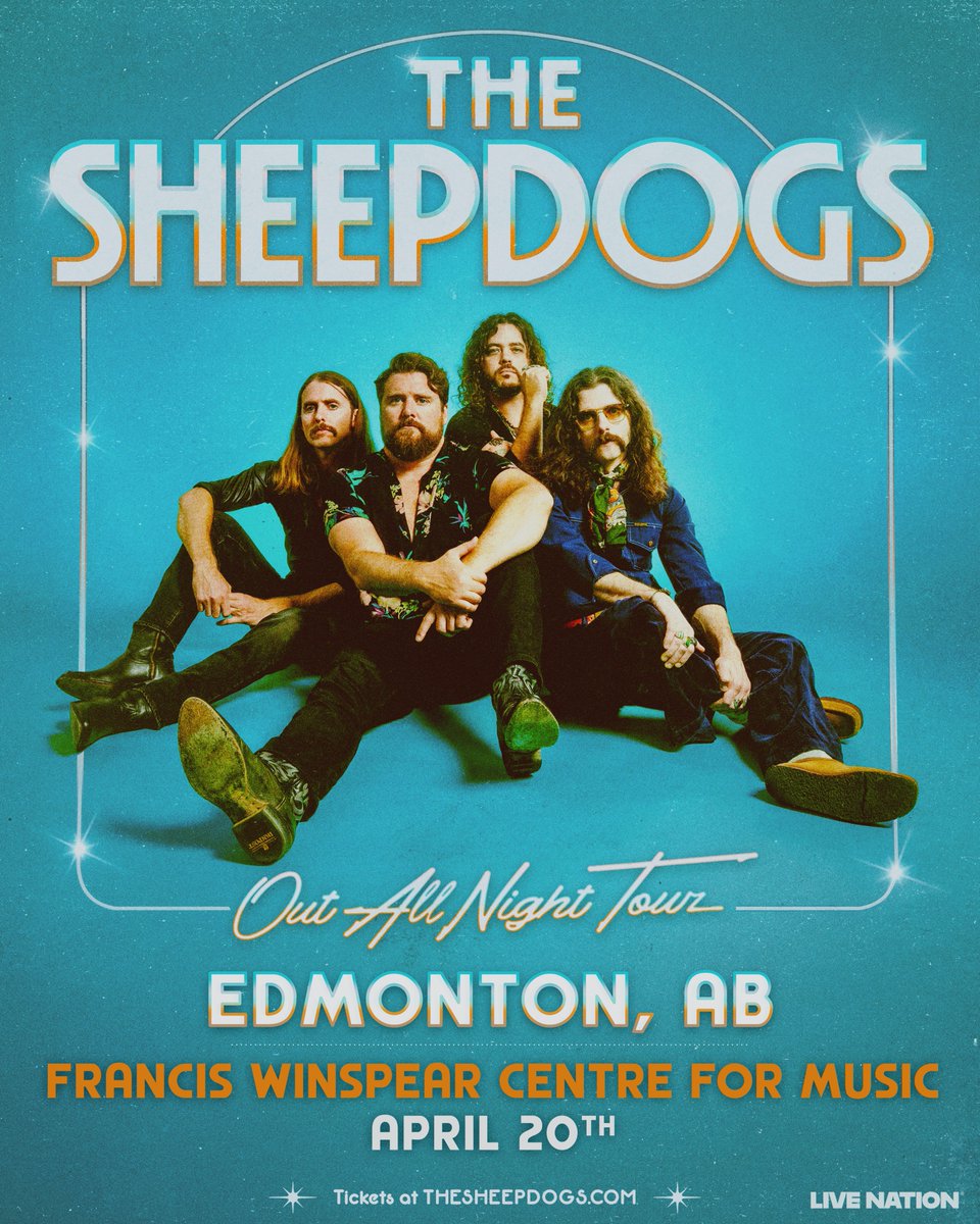 🎤Another Kick-Ass Cruz Concert...
🤘🏼 THE SHEEPDOGS
📅April 20th at Francis Winspear Centre For Music
🎫Text the word "SHEEPDOGS" to 780-989-0957 for your LAST chance to beat the box office and win a pair of tickets!