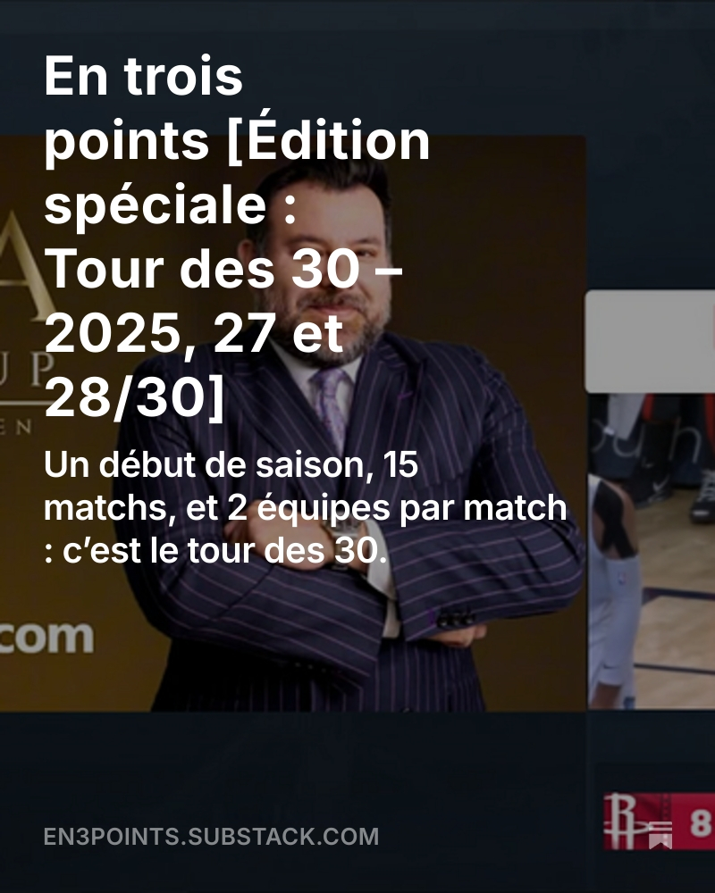 Pierre_CLS's tweet photo. Du sexe et de la violence routière : je ne recule devant rien pour vous donner envie de lire quelques réflexions tactiques au sujet de l'opposition de la nuit dernière entre Rockets et Grizzlies (cc @RocketsnationFr @GrizzliesFR @TrashTalk_fr ).
https://t.co/04VY0d3SNp https://t.co/FHFlCzwYex