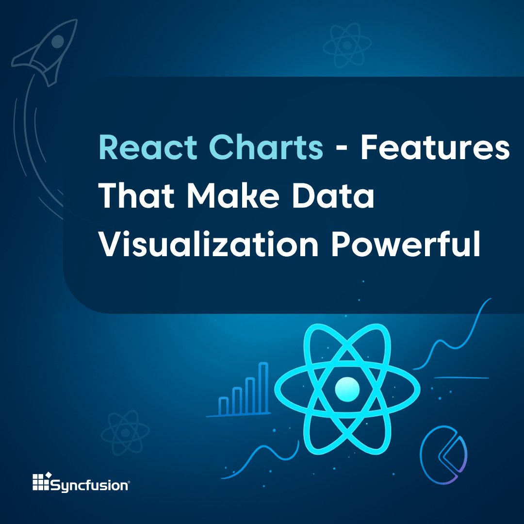 Syncfusion's tweet image. Interactive Chart visualization improves clarity and helps users interpret data more effectively.

React Charts help you visualize complex data with smooth performance and built-in interactivity.

Here’s what makes it powerful 👇

#ReactJS #DataVisualization #WebDevelopment…