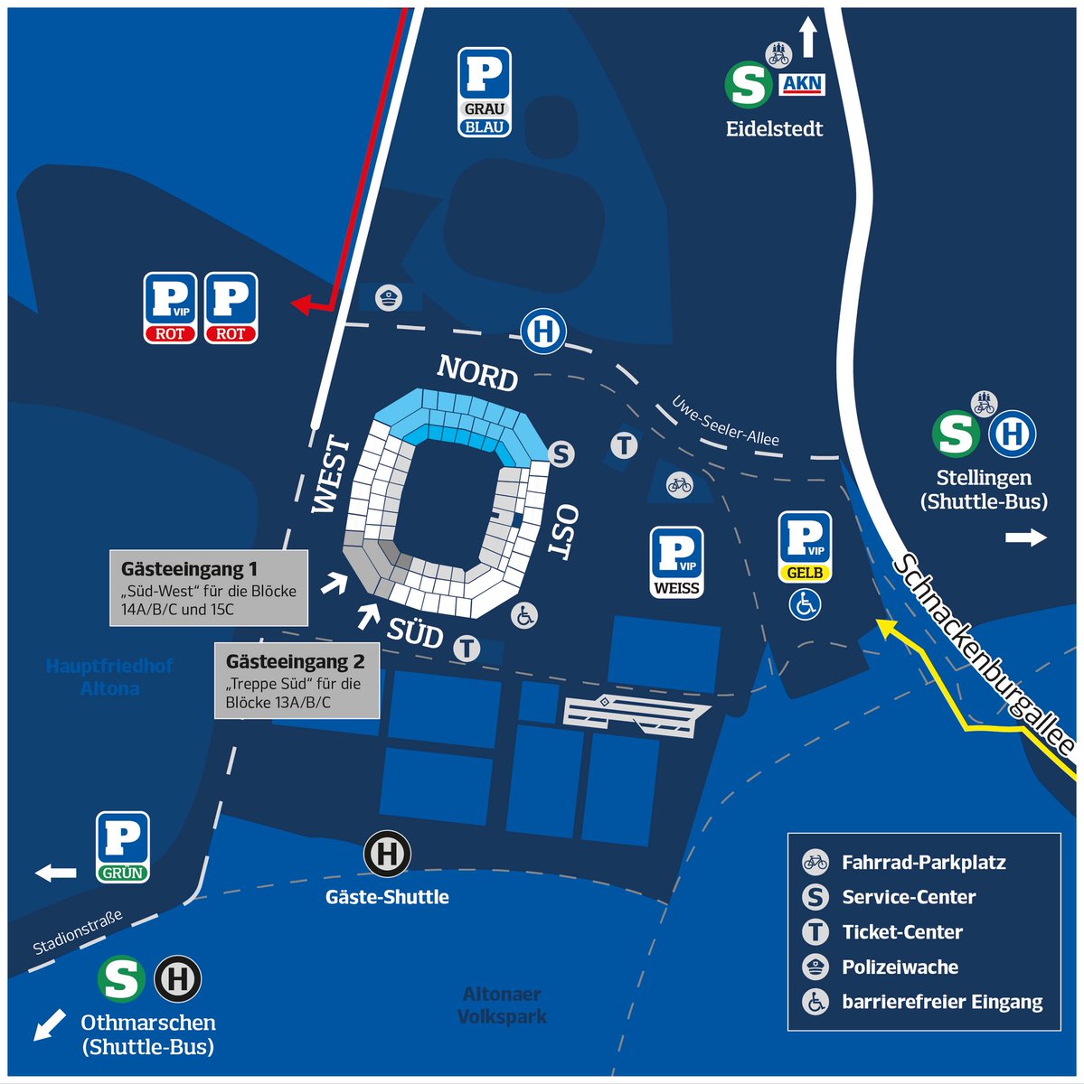 🏟️ Faninfos für das Auswärtsspiel beim HSV

Am Samstag ist der BVB im Volksparkstadion in Hamburg zu Gast. 
Rund 6.000 Fans werden den BVB in Hamburg unterstützen. 

Wir haben die wichtigsten Informationen für BVB-Fans zusammengefasst.

Zu den Faninfos 👇🏼
bvb.de/de/de/aktuelle…