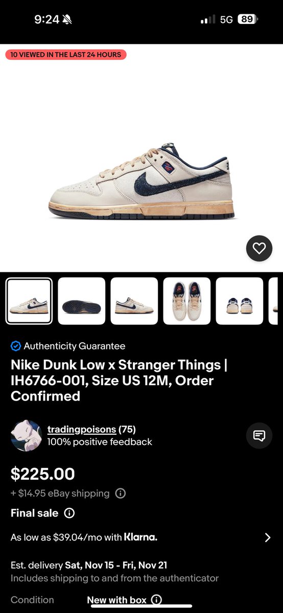 jayragz22's tweet photo. @wandasattorney @nikestore The size I need might as well just pay it https://t.co/Q52GUNhVJq