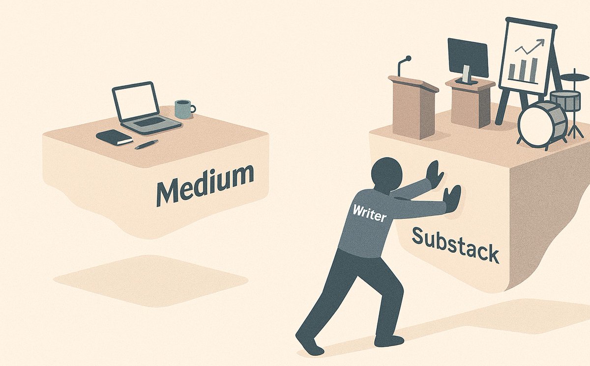 nicocost33's tweet photo. Choosing the writer's life means choosing the right platform. Why I'm pushing Substack away for Medium's focused writing space. @Medium @substack
https://t.co/JpU8gWvJuz
#WritingCommunity #PlatformChoice #Medium https://t.co/Xwd8QgKL8A