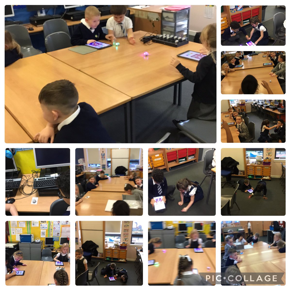 Primary 1/2 loved exploring the Ozobot Robot today. <a href="/NLDigitalSchool/">Digital Learning and Teaching NL</a>
