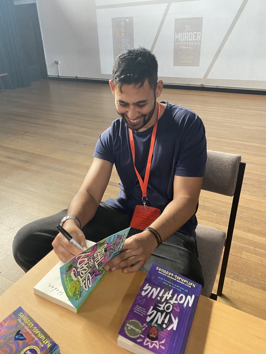 HounslowSLS's tweet image. Thank you to the brilliant @NateLessore for joining us at the Hounslow Teen Read 2026 launch this morning. Teenagers from Hounslow schools found him inspiring and funny in equal measure! 🤩 #HTR26 #readingforpleasure