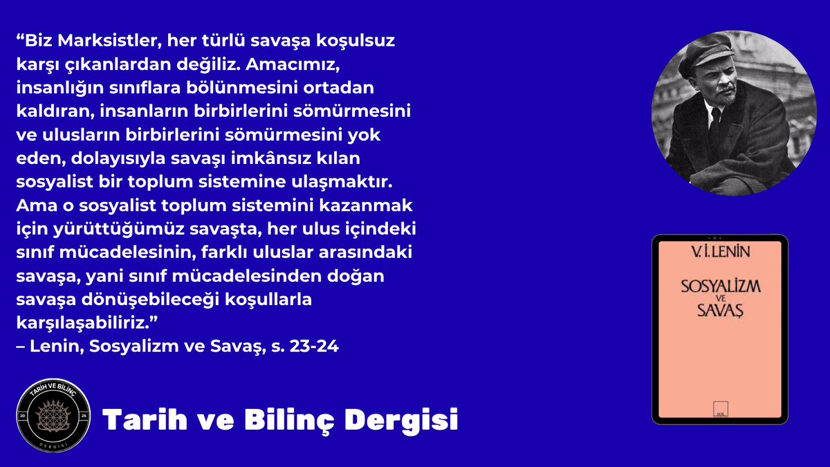 Sosyalizm ve Savaş

Lenin yazıları-1