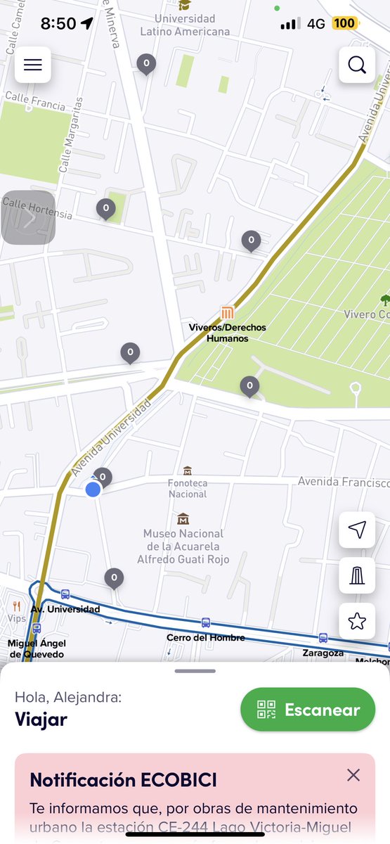 Oye, <a href="/ecobici/">ECOBICI CDMX</a>: Otra vez no se pueden liberar las bicis aunque haya. Seguro toda la zona está igual. 

Esto ya no es de una vez, está siendo recurrente.