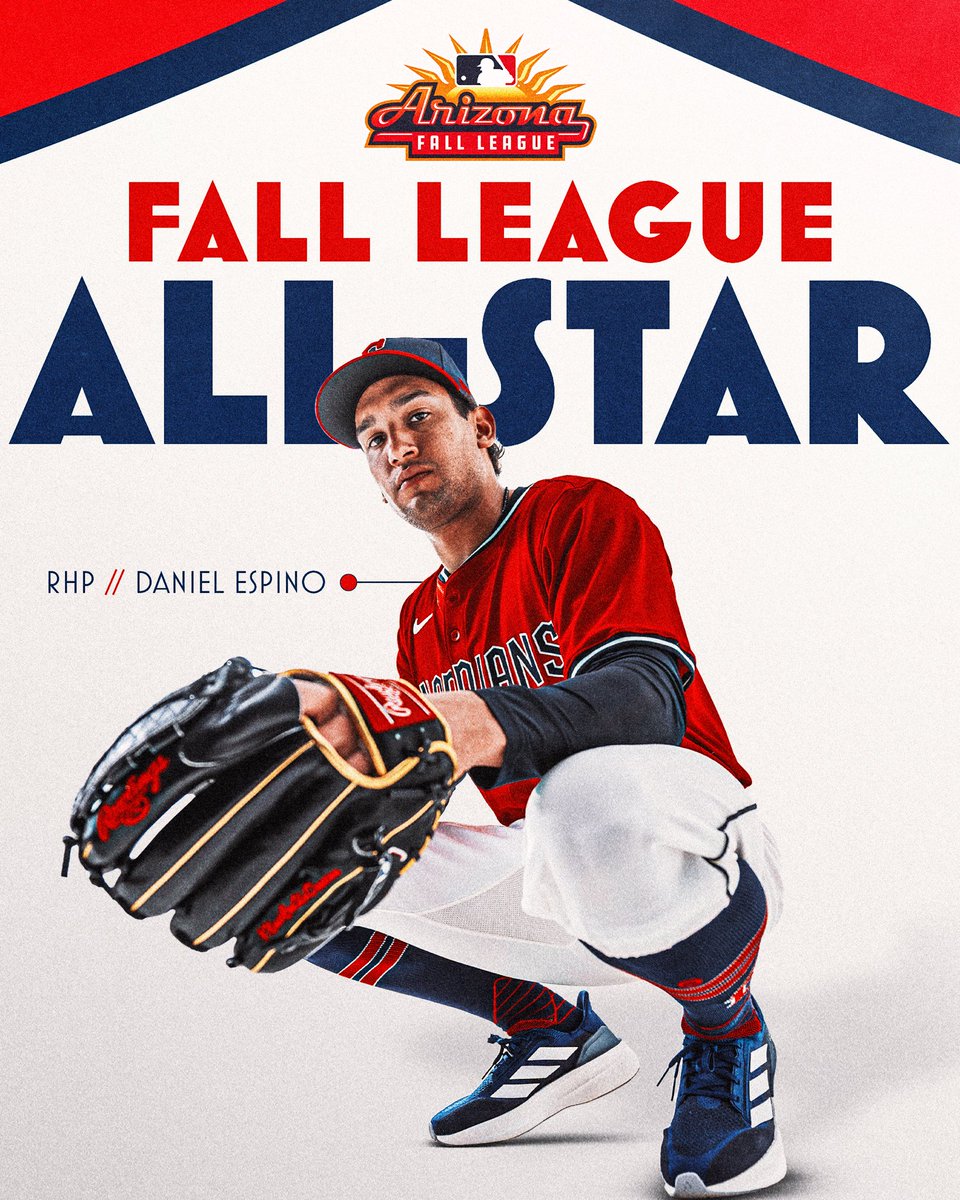 Daniel Espino is an Arizona Fall League All-Star!

Espino went 1-0 in 4.2 scoreless frames across 4 outings in Arizona, fanning 7 batters in the process. 

#GuardsBall