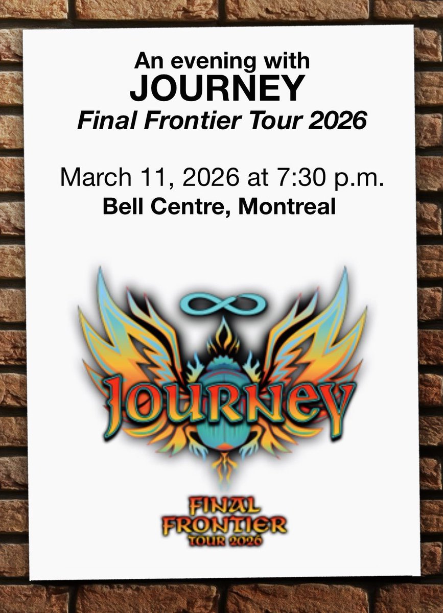 After more than five decades of electrifying performances, chart-topping hits, and timeless anthems, the iconic rock band JOURNEY is saying goodbye the only way they know how — with a thunderous, full-throttle Final Frontier Tour spanning cities across North America. 

The Rock &amp;