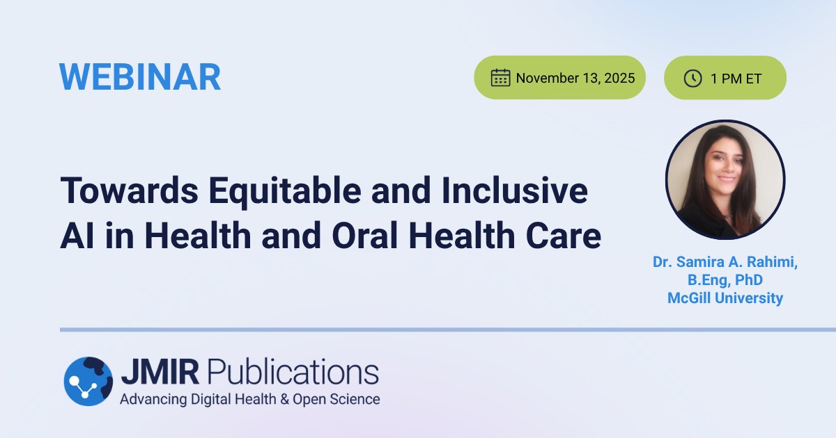 JMIR Publications tweet media