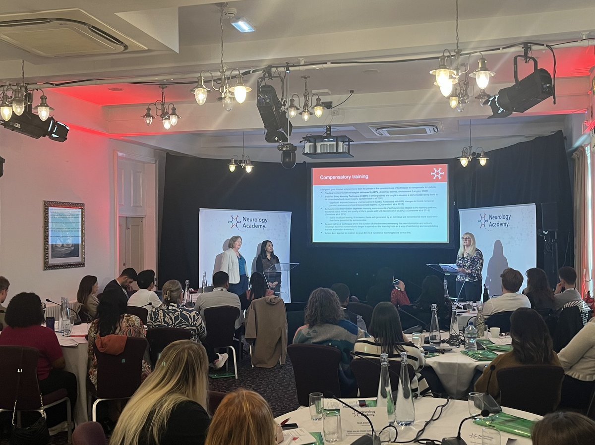 TheNeuroAcademy's tweet photo. How do pain, fatigue, mood and cognition overlap in #multiplesclerosis, and what can we do to manage them better? A brilliant session from @AnishaDoshi, Helen Cole and @ruthstross on multidisciplinary, person-centred care. #multiplesclerosisMC https://t.co/hThOt7XnTL