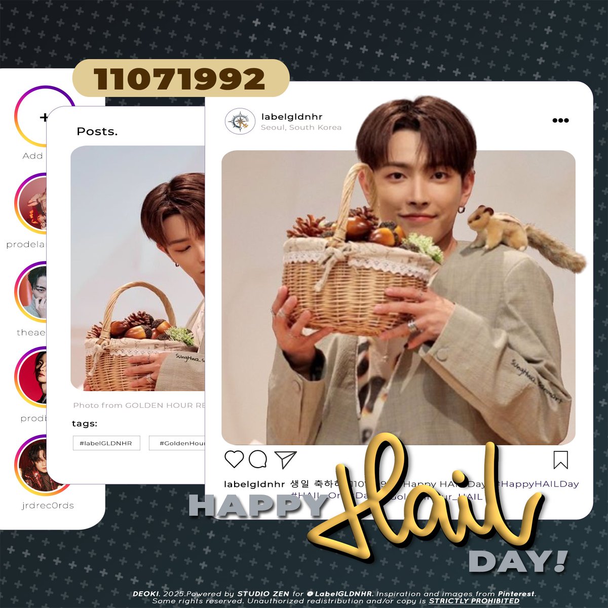 ㅤ

   [🎂] HAPPY BIRTHDAY HAIL! 
   GH Fam is celebrating HAIL's birthday! 🎉
   Meilleurs vœux pour votre anniversaire! 

     #HappyHAILDay #HAIL_OrbitDay
ㅤ