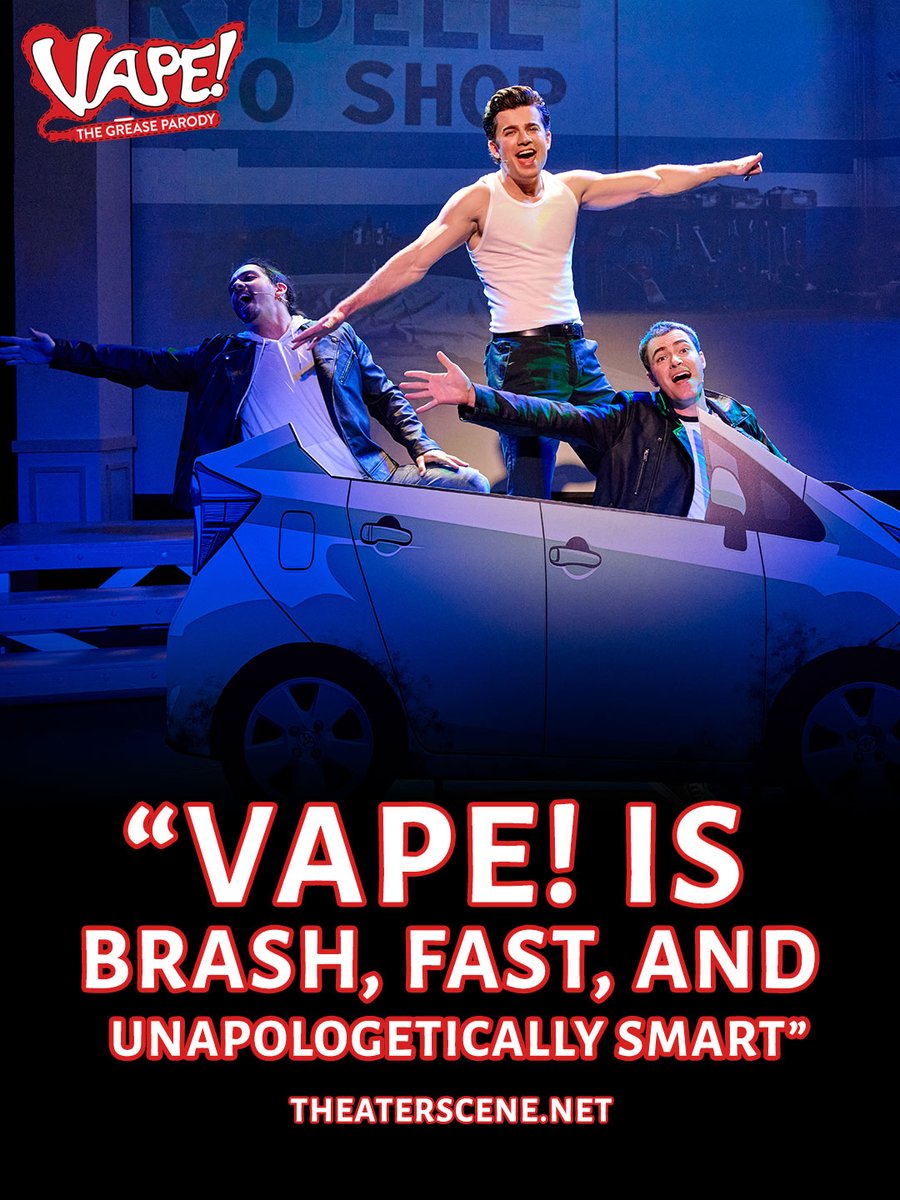 "Vape! is brash, fast, and unapologetically smart — the rare spoof that works both as satire and as theater. It proves you can love something, laugh at it, and reinvent it all at once. " - Theatrescene.net. Get your tickets now at VapeTheMusical.com!