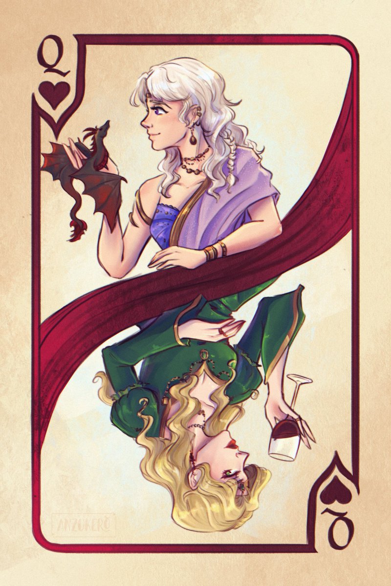 anzukero's tweet photo. #cerseiweek2025 | Day 6: Parallels

“Queen you shall be... until there comes another, younger and more beautiful, to cast you down and take all that you hold dear.” 

#ASOIAF https://t.co/f4yaG9anH9