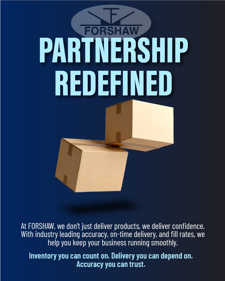 Forshaw_Inc's tweet image. At FORSHAW, partnership is more than a promise, it’s how we do business. We’re proud to support pest management professionals with reliable inventory, on-time delivery, and the confidence to serve their customers with excellence.

Visit FORSHAW.com

#FORSHAW #PMP
