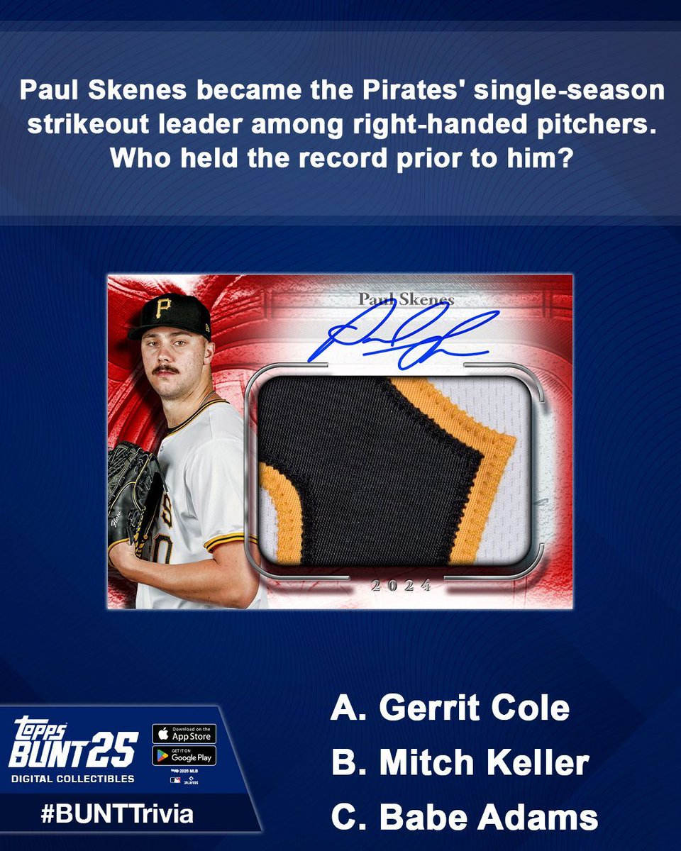 Topps® BUNT® tweet media