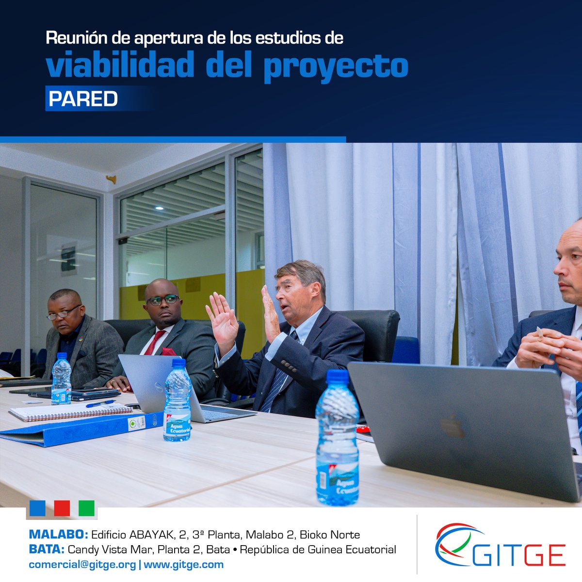 Arranca el Proyecto PARED 🇬🇶💡
Con el apoyo del Banco Africano de Desarrollo y GITGE como ejecutor, el país avanza en estudios para ampliar su red de fibra y conexión internacional.
#TransformaciónDigital #GITGE #AfricaDigital
