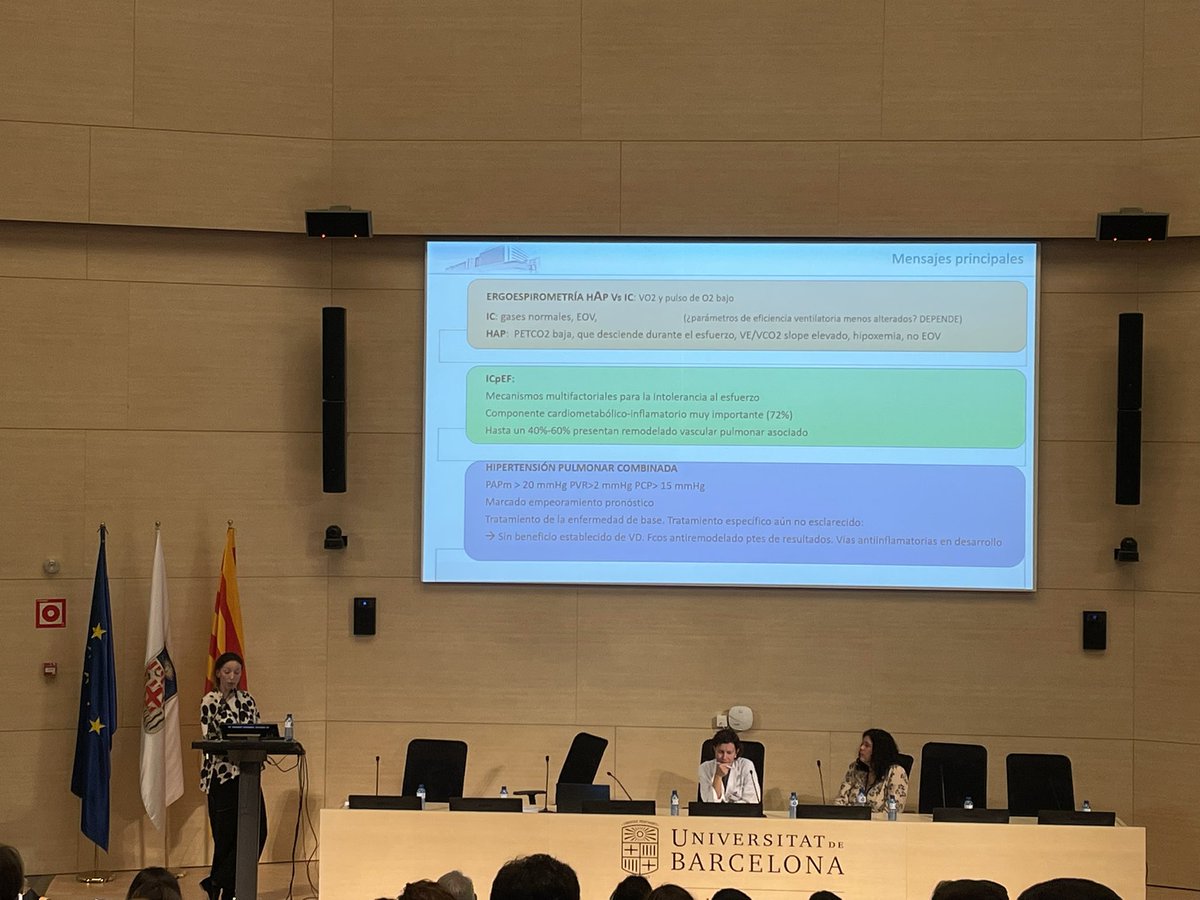 Ergoespiro_SEC's tweet image. La Dra @TeresaSeguraCal nos detalla el diagnóstico diferencial insuficiencia cardiaca vs hipertensión pulmonar #ErgoBarcelona2025 
#ergoespirometria #Cpet 
@preventiva_SEC @secardiologia