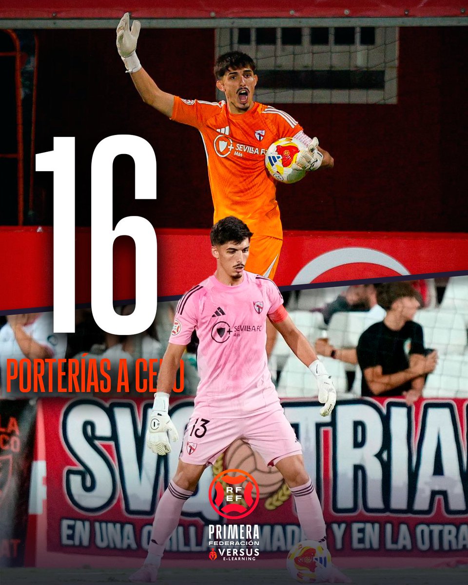 🛡️ El guardián de Nervión.

❌🥅 <a href="/Albertofl_1/">Alberto</a> suma 𝟭𝟲 porterías a cero durante el 2025.

<a href="/CanteraSFC/">Sevilla Atlético y Cantera Sevilla FC</a> | #PrimeraFederación | #VersusELearning