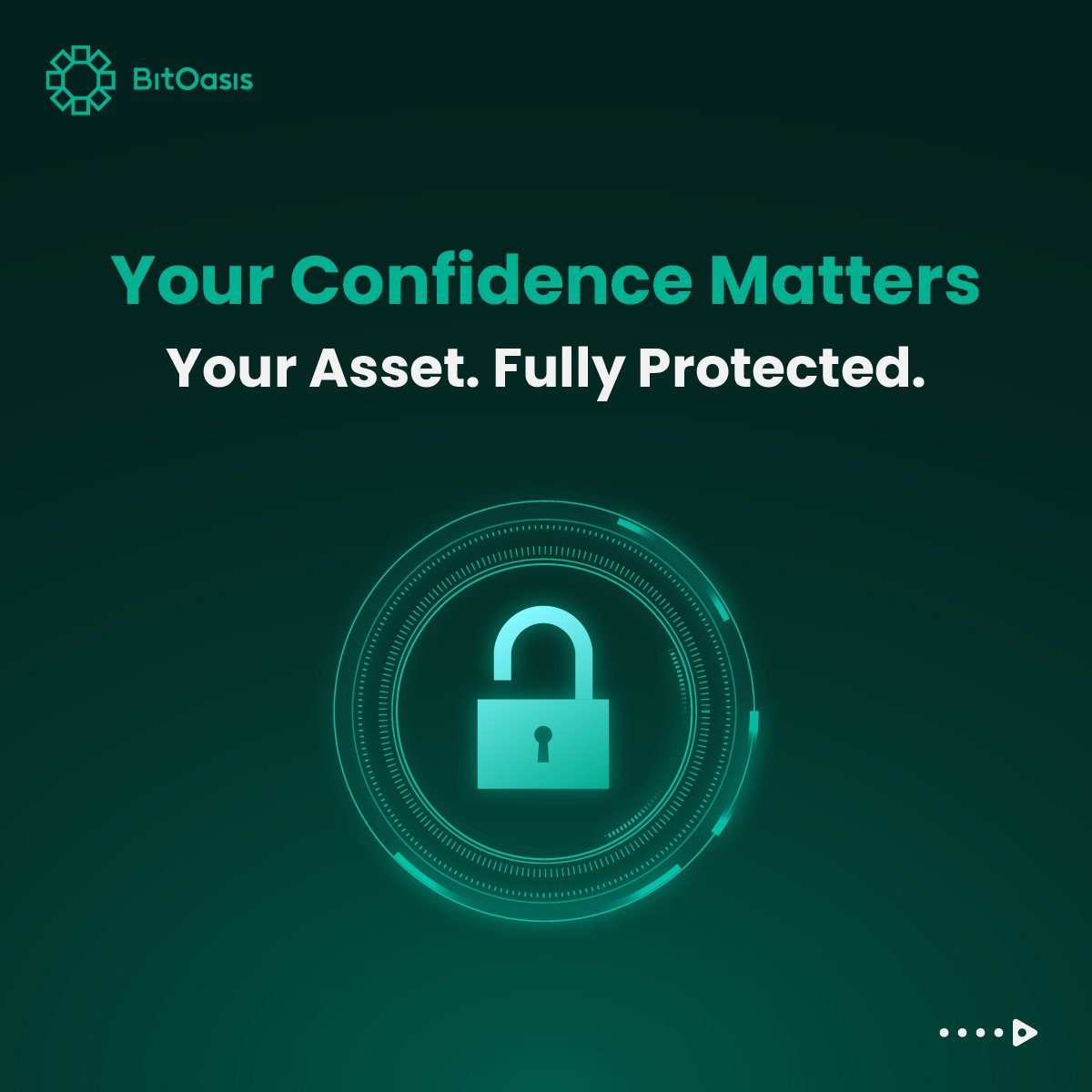 bitoasis's tweet image. Your crypto isn’t just held, it’s protected every step of the way. 🛡️
Swipe through to see how we protect your assets →

At BitOasis your funds are:
✔️ Fully backed and verified
✔️ Kept separate from company funds
✔️ Covered by multiple insurance policies

#CryptoSecurity