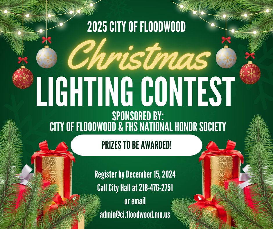 Please consider entering the Floodwood lighting contest!