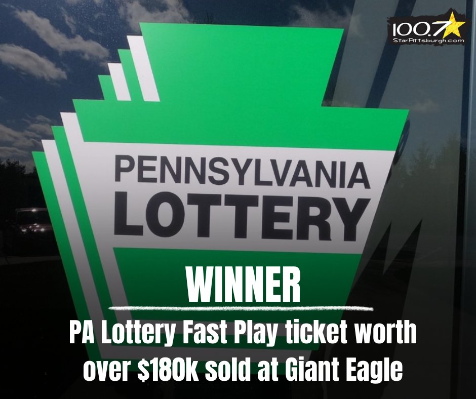 LOTTERY WINNER at local Giant Eagle! audacy.com/kdkaradio/news…