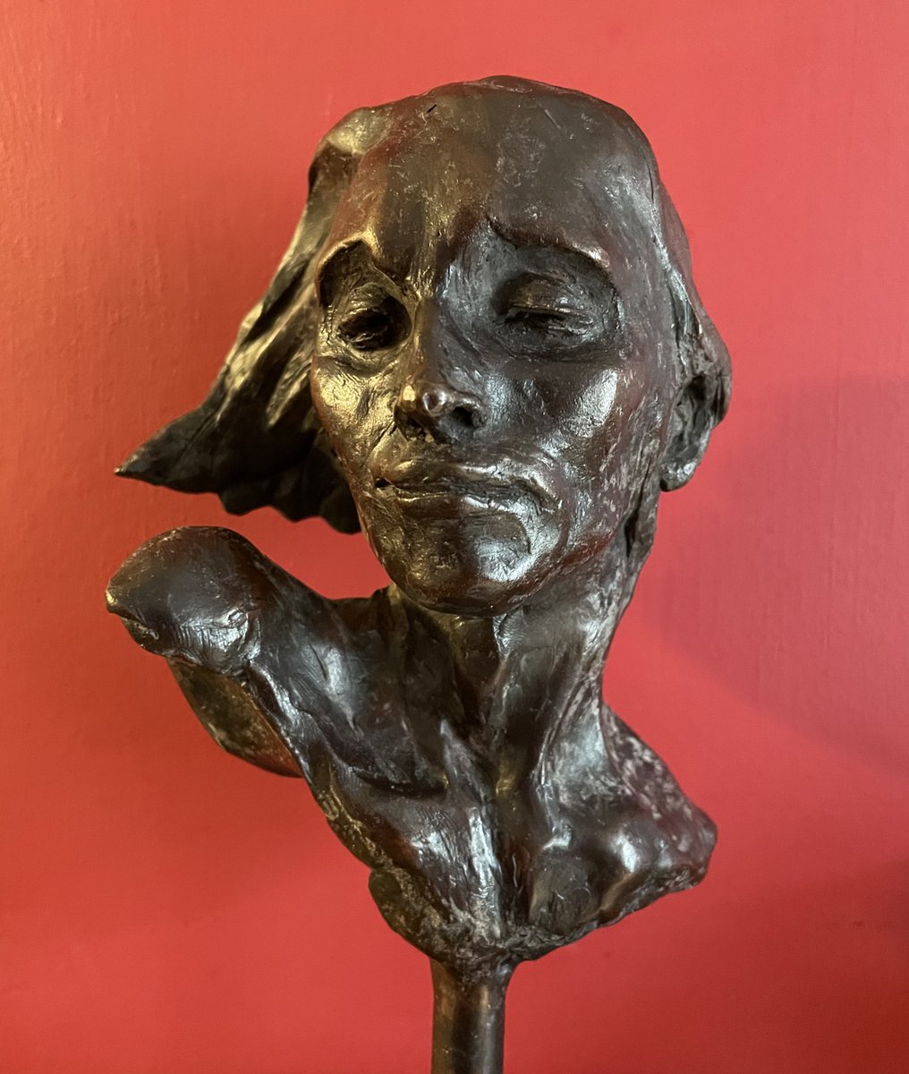 Sleep, brother of Death: a new example of this limited bronze edition soon to be available, dm for details. It is about 45% lifesize, so ideal for a collector’s cabinet.