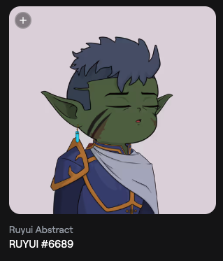 this is my <a href="/RuyuiStudios/">RUYUI</a> nft