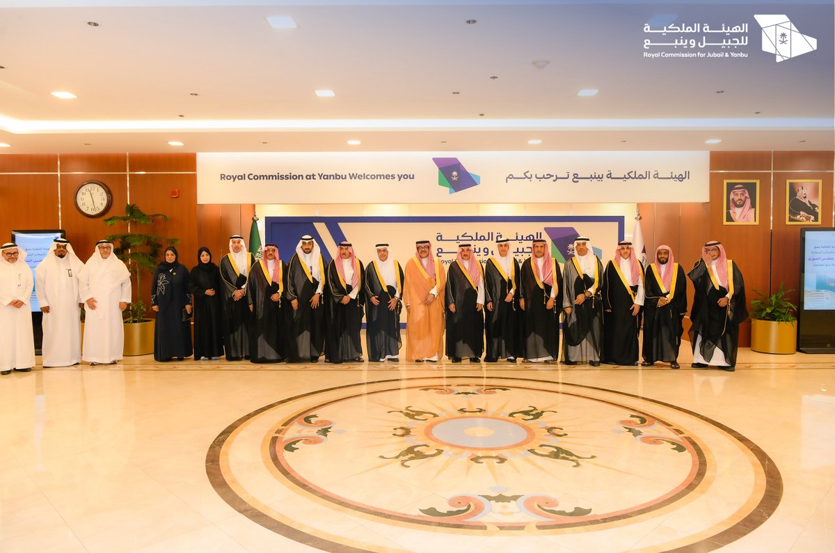 RCJY_Yanbu's tweet photo. استقبل 
الرئيس التنفيذي لـ #الهيئة_الملكية_بينبع م. عبدالهادي بن عبدالرحمن الجهني وفدًا من #مجلس_الشورى برئاسة عضو المجلس أ. فضل بن سعد البوعينين 
و ذلك خلال زيارة الوفد إلى مدينة #ينبع_الصناعية ضمن زيارة الوفد لمنطقة المدينة المنورة

#صناعة_وحياة https://t.co/63Bd95H5Yj