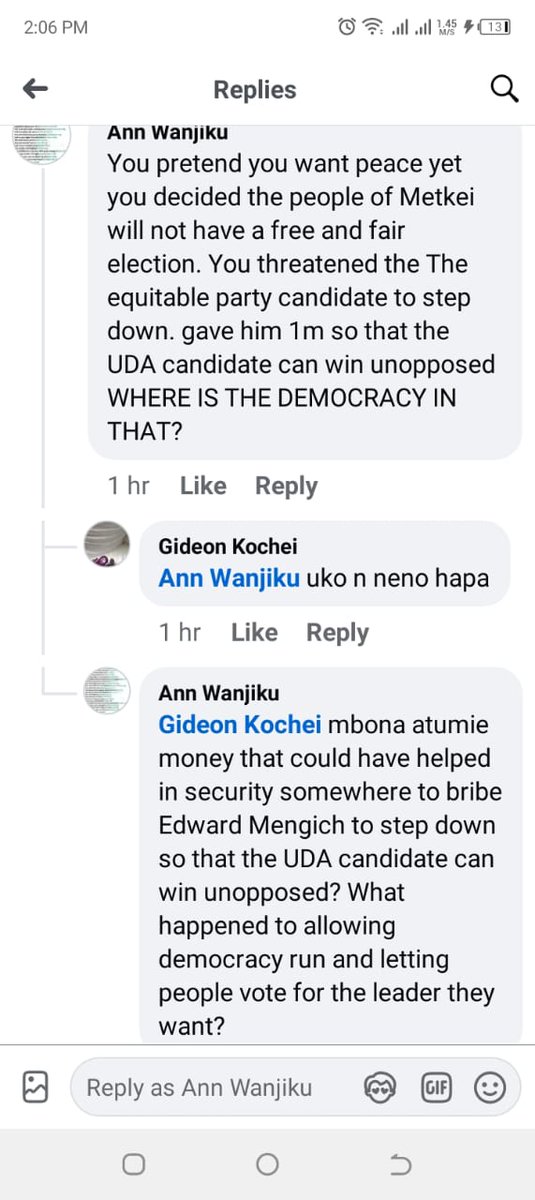 Fredaloo's tweet image. This is purely unacceptable in this country. Metkei people deserve to be given a chance to choose their MCA.
#Democracyontrial #TUSAWAZISHE