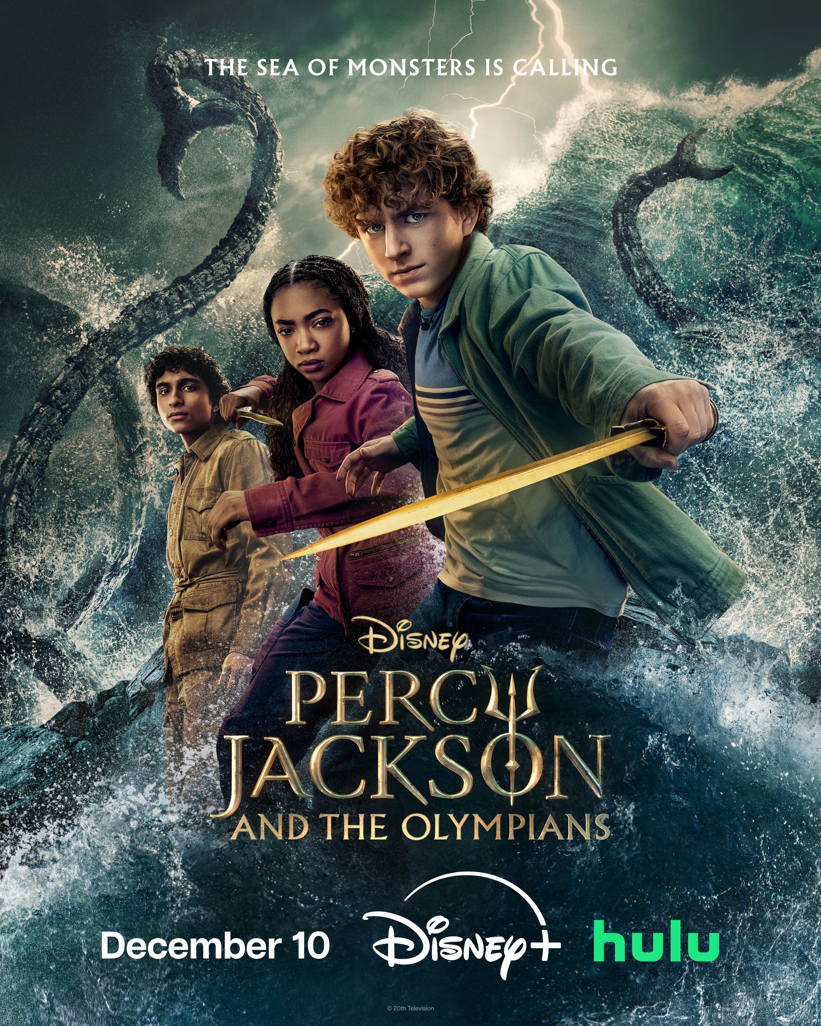 Algemene Percy Jackson and the Olympians poster op Disney Plus België 
