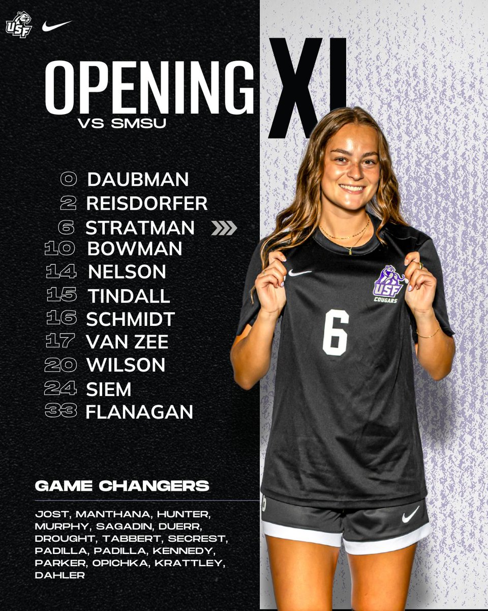 Opening up for the Coo! 🐾⚽️

Follow along: usfcougars.com/coverage

#CooFalls | #GoCoo